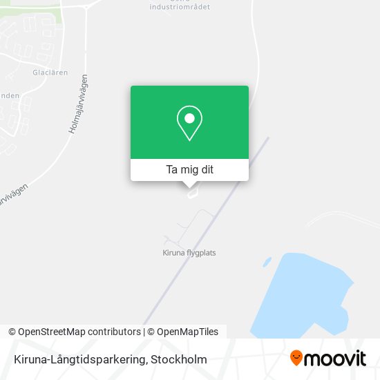 Kiruna-Långtidsparkering karta