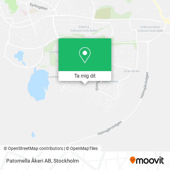 Patomella Åkeri AB karta