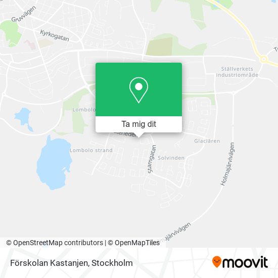 Förskolan Kastanjen karta