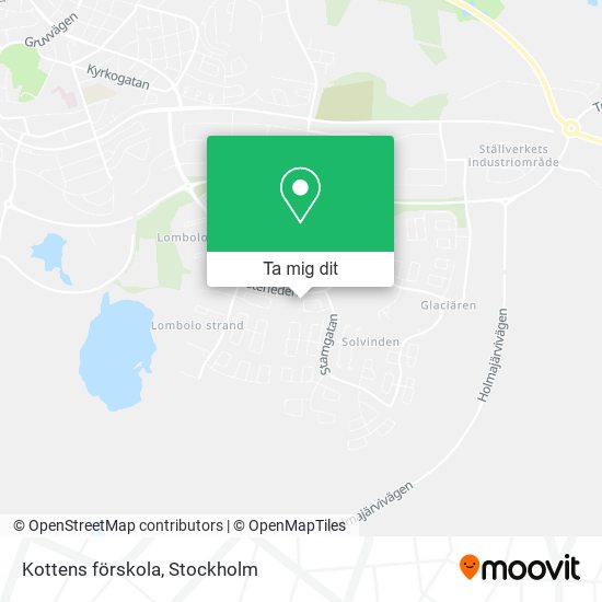 Kottens förskola karta