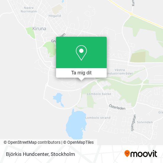 Björkis Hundcenter karta