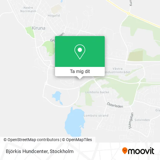 Björkis Hundcenter karta
