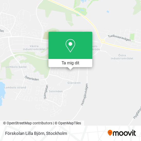 Förskolan Lilla Björn karta