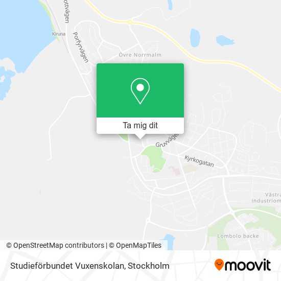 Studieförbundet Vuxenskolan karta