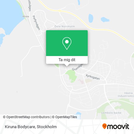 Kiruna Bodycare karta