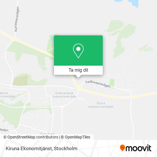 Kiruna Ekonomitjänst karta