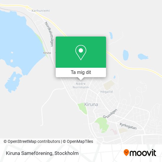 Kiruna Sameförening karta