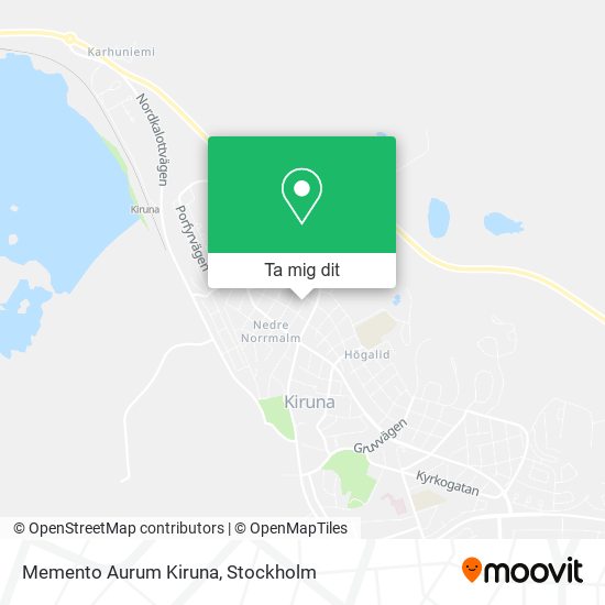 Memento Aurum Kiruna karta