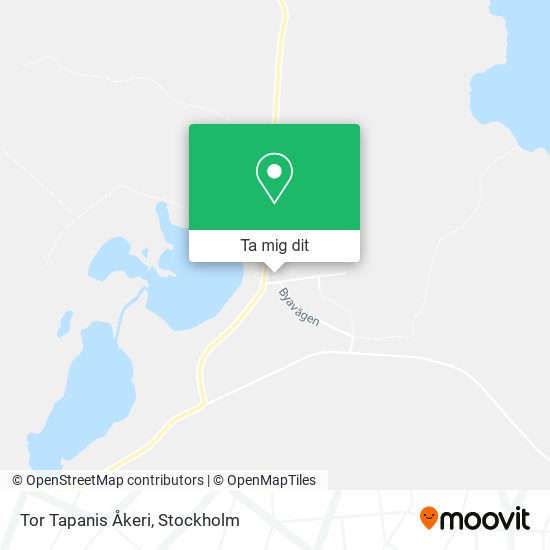 Tor Tapanis Åkeri karta