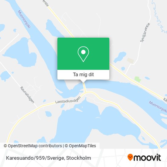 Karesuando/959/Sverige karta