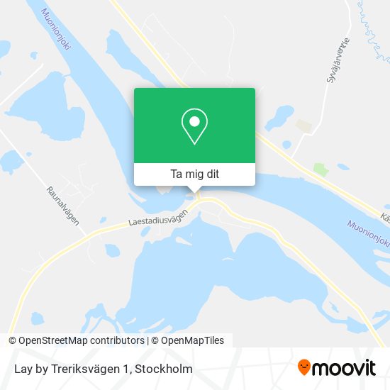 Lay by Treriksvägen 1 karta
