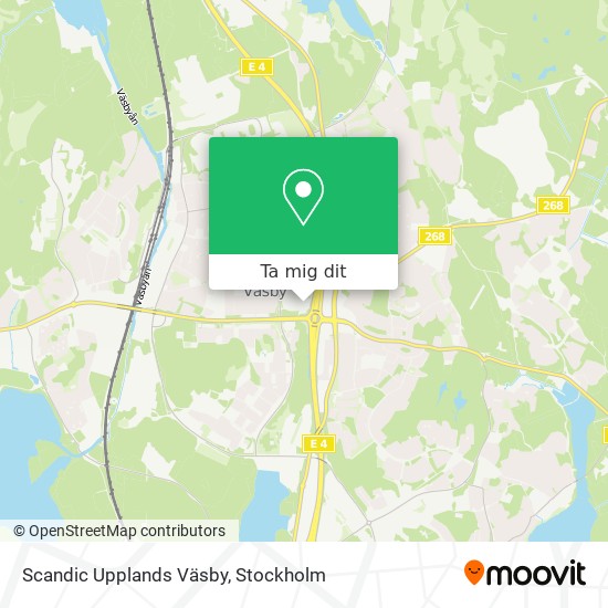 Scandic Upplands Väsby karta