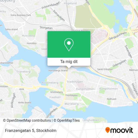 Franzengatan 5 karta