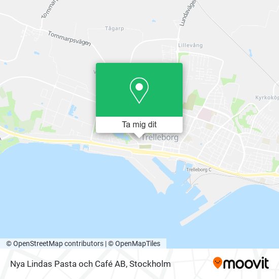 Nya Lindas Pasta och Café AB karta