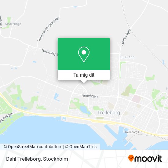 Dahl Trelleborg karta