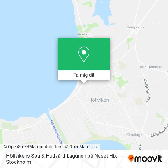 Höllvikens Spa & Hudvård Lagunen på Näset Hb karta