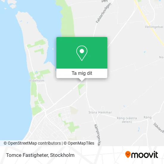 Tomce Fastigheter karta