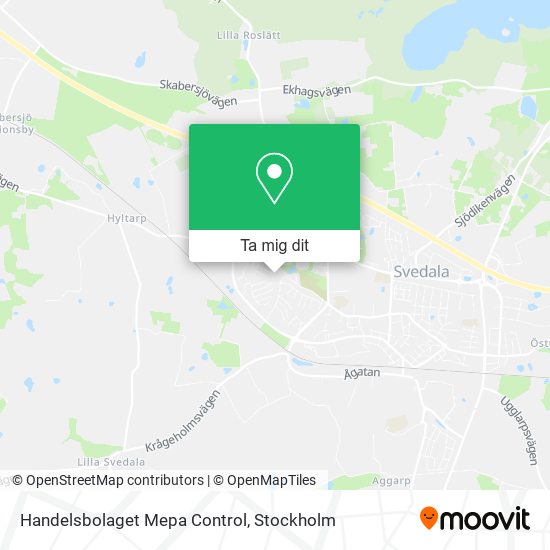 Handelsbolaget Mepa Control karta