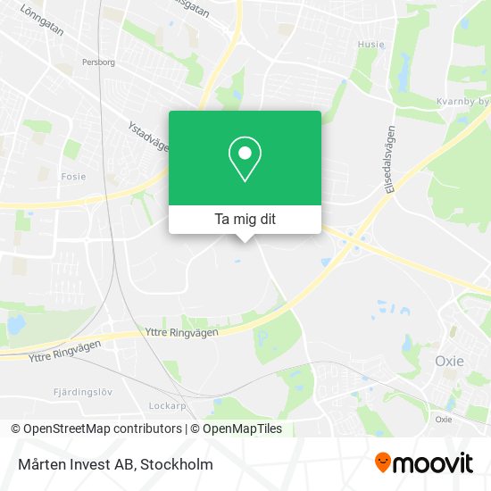 Mårten Invest AB karta