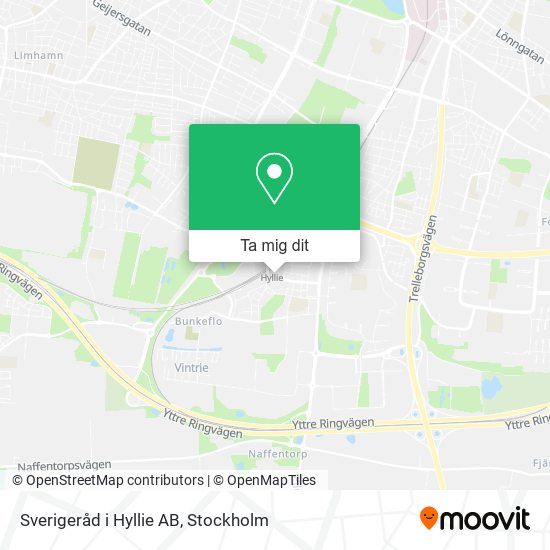 Sverigeråd i Hyllie AB karta