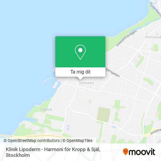 Klinik Lipoderm - Harmoni för Kropp & Själ karta
