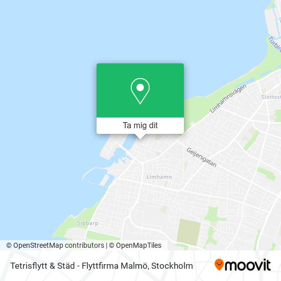 Tetrisflytt & Städ - Flyttfirma Malmö karta