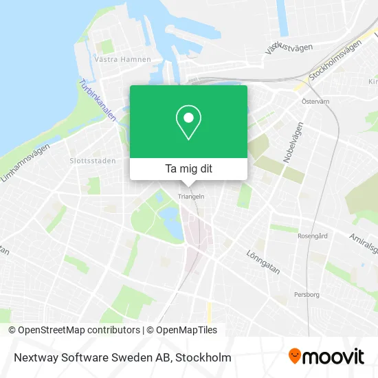 Nextway Software Sweden AB karta