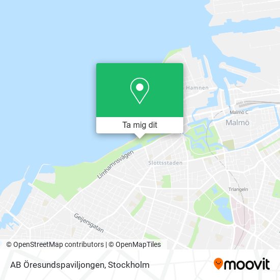 AB Öresundspaviljongen karta