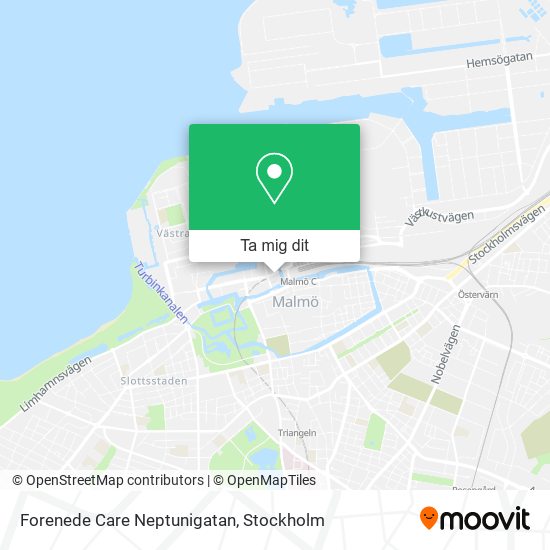 Forenede Care Neptunigatan karta