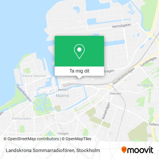 Landskrona Sommarradiofören karta