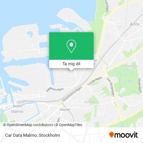 Car Data Malmo karta