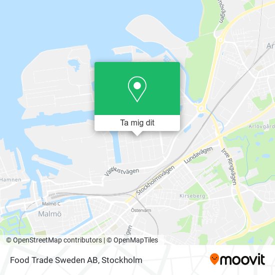 Food Trade Sweden AB karta