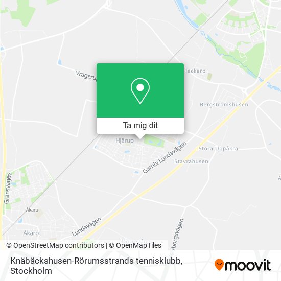 Knäbäckshusen-Rörumsstrands tennisklubb karta