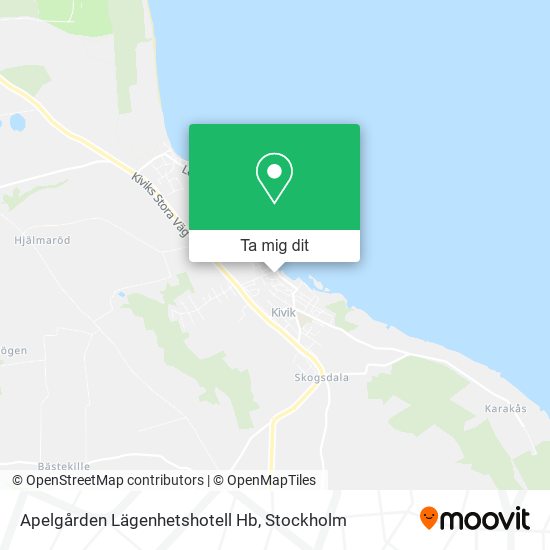 Apelgården Lägenhetshotell Hb karta