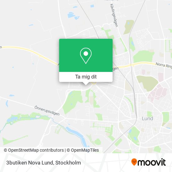 3butiken Nova Lund karta