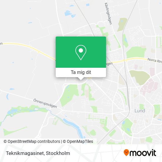 Teknikmagasinet karta