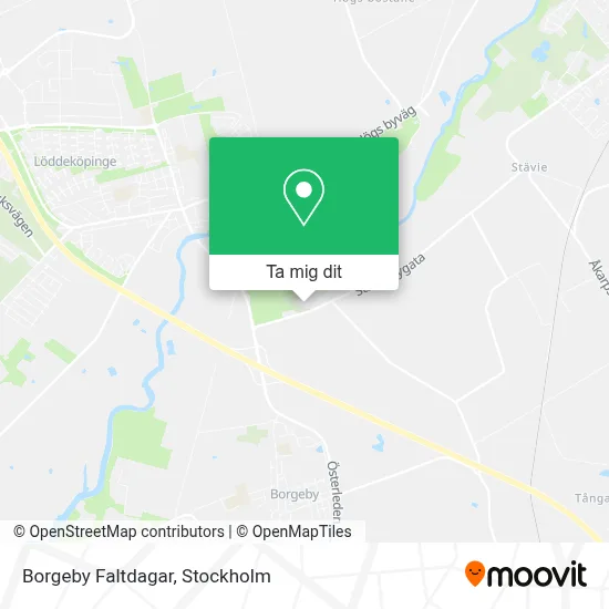 Borgeby Faltdagar karta