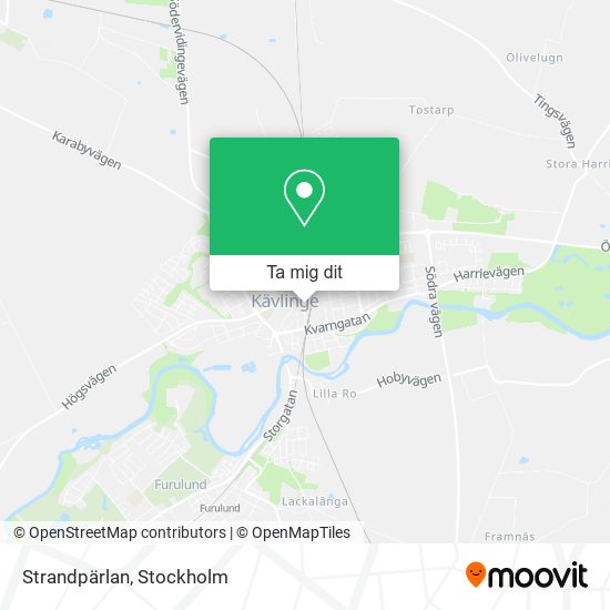 Strandpärlan karta