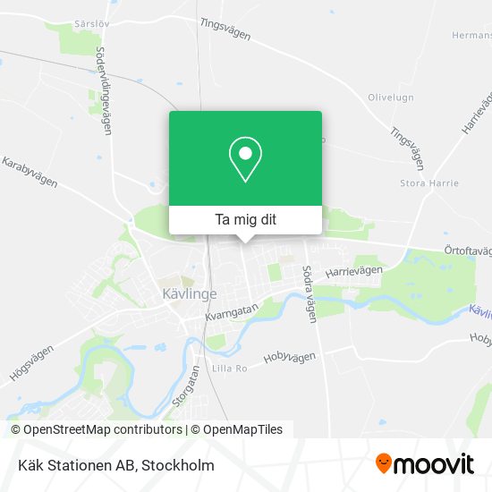 Käk Stationen AB karta