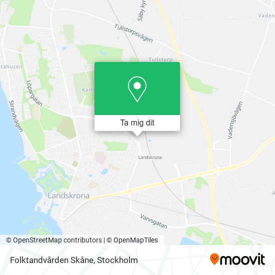 Folktandvården Skåne karta
