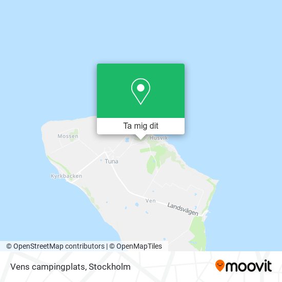 Vens campingplats karta