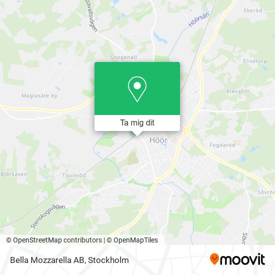 Bella Mozzarella AB karta