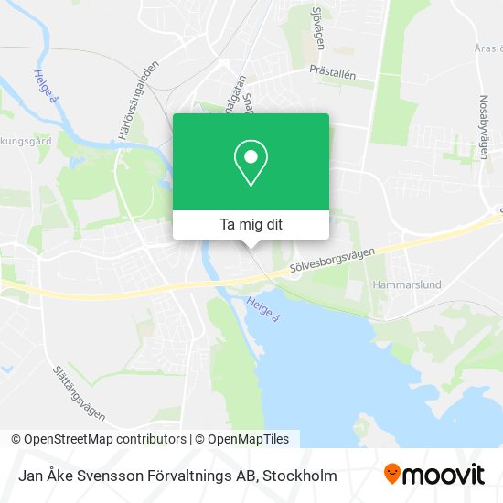 Jan Åke Svensson Förvaltnings AB karta