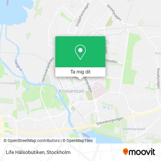 Life Hälsobutiken karta