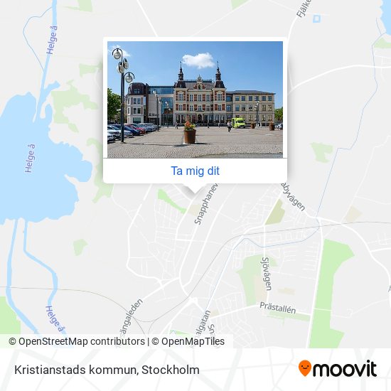 Kristianstads kommun karta