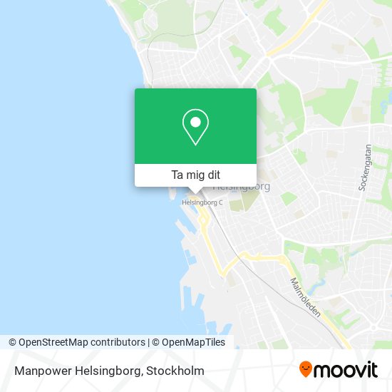 Manpower Helsingborg karta