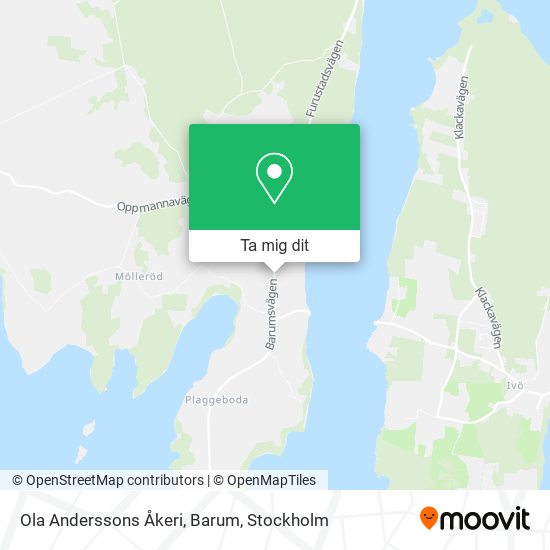 Ola Anderssons Åkeri, Barum karta