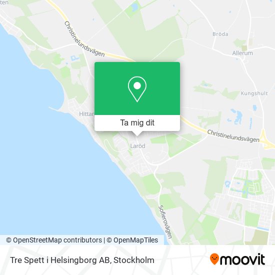 Tre Spett i Helsingborg AB karta