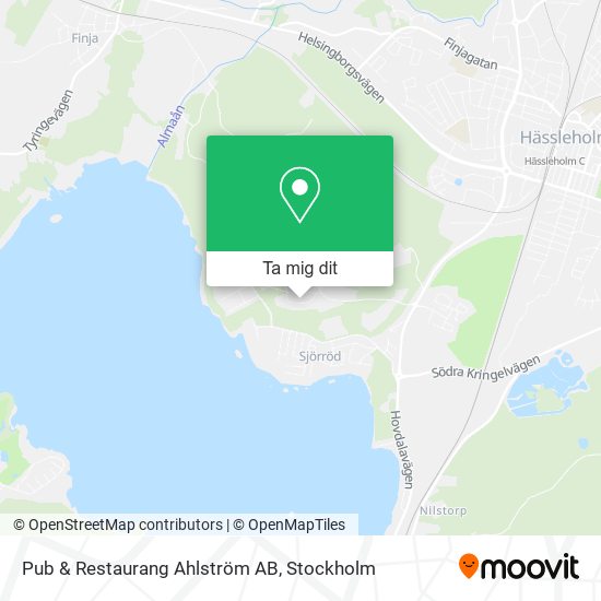 Pub & Restaurang Ahlström AB karta