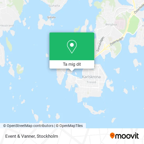 Event & Vanner karta